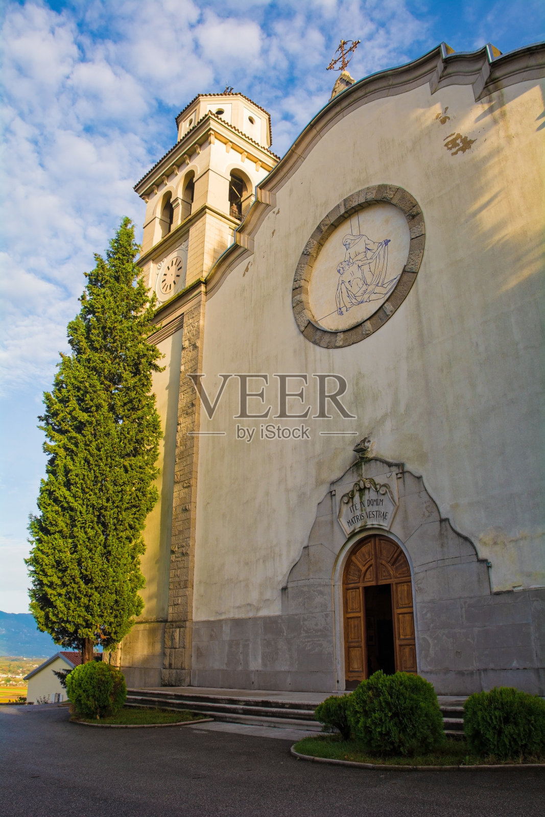圣母悲伤教堂照片摄影图片
