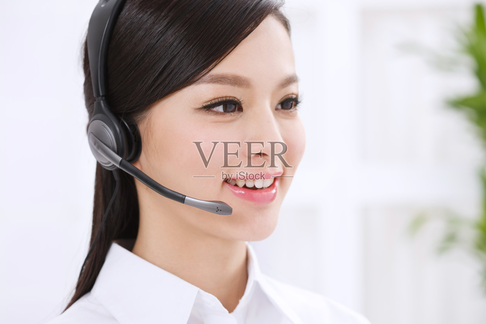 青年商务女人快乐工作照片摄影图片