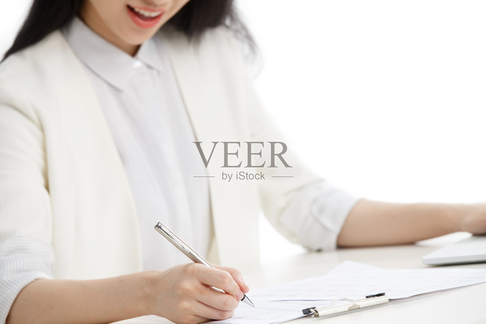 商务女性工作照片摄影图片