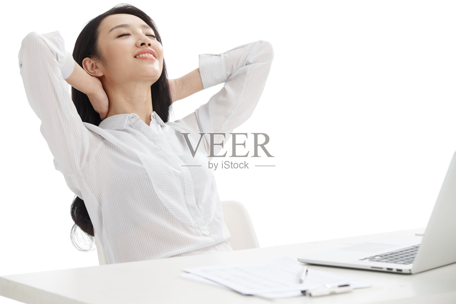 年轻商务女性照片摄影图片