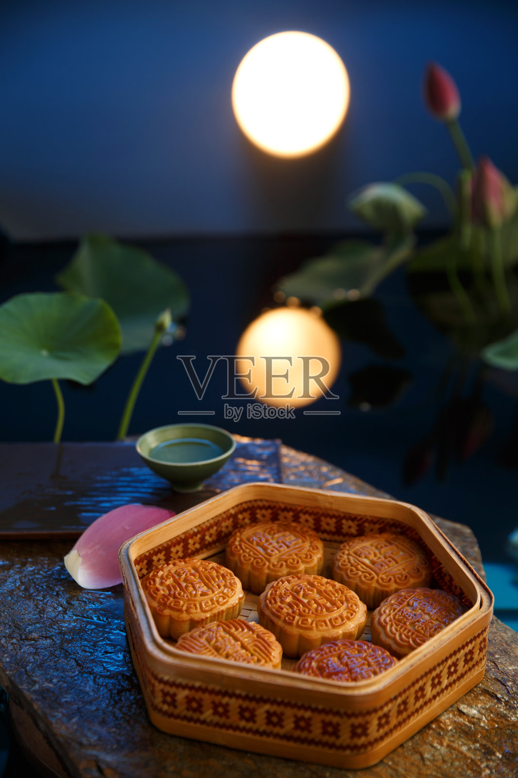 月饼照片摄影图片