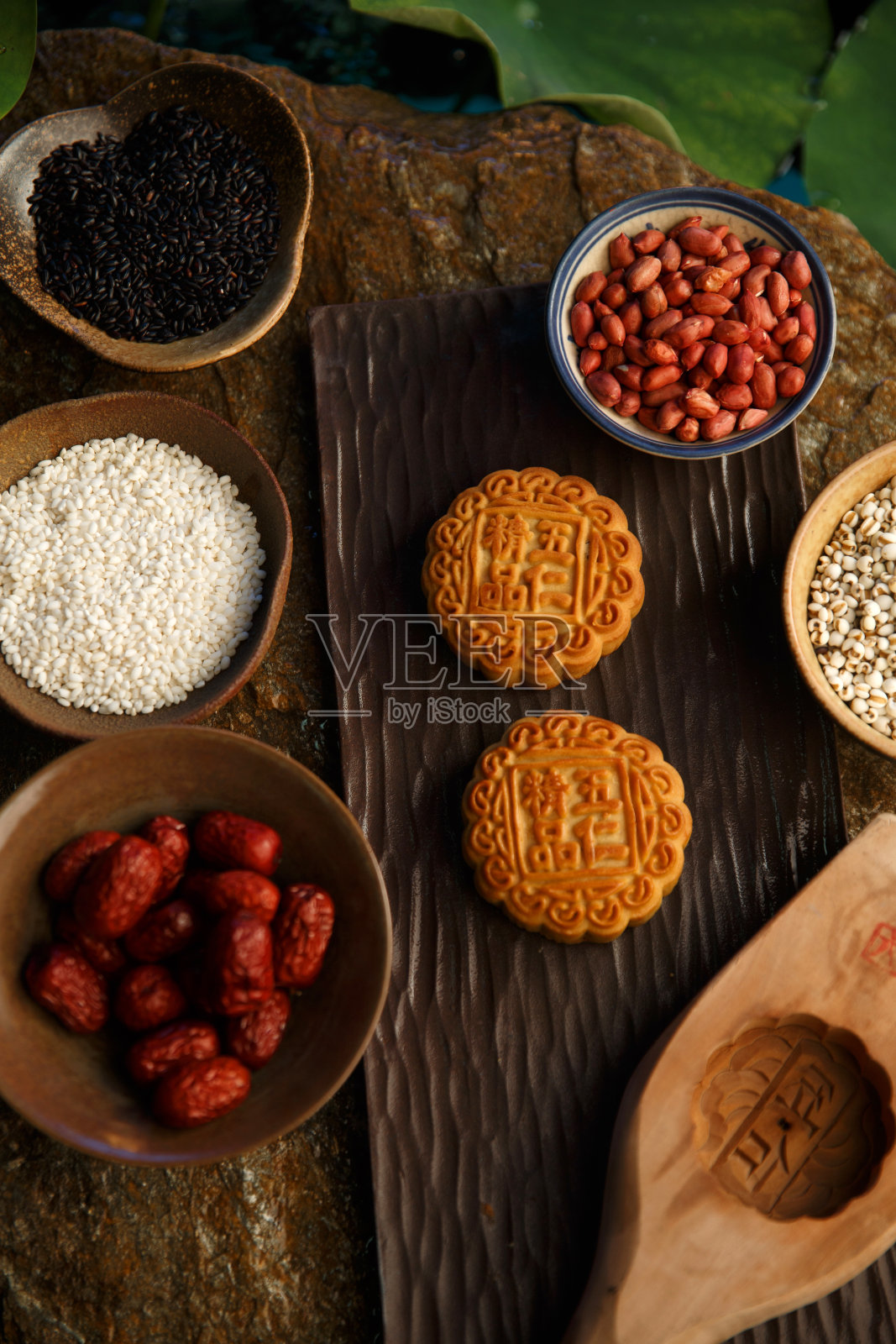 月饼制作照片摄影图片