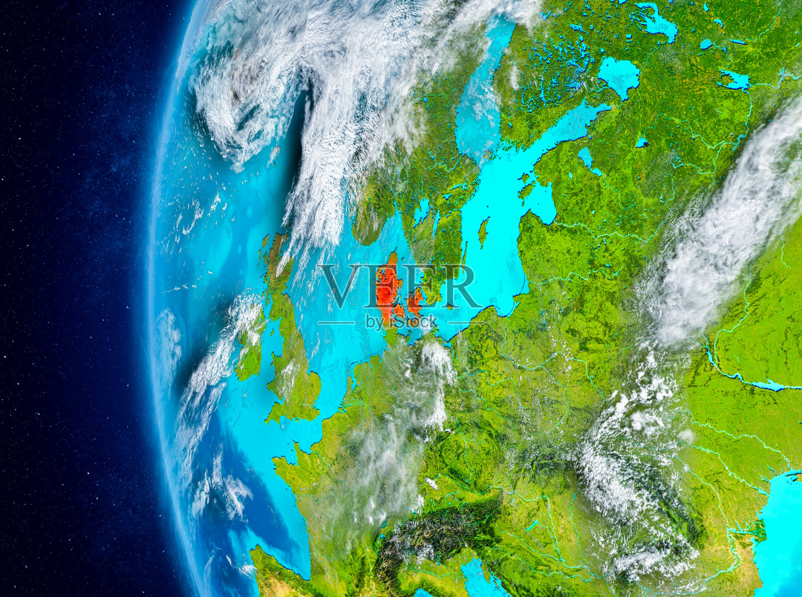 地球上的丹麦照片摄影图片