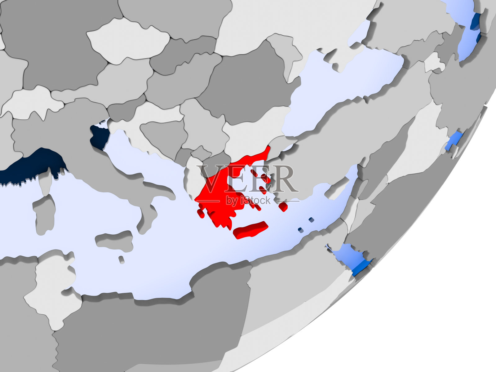 希腊的地图照片摄影图片