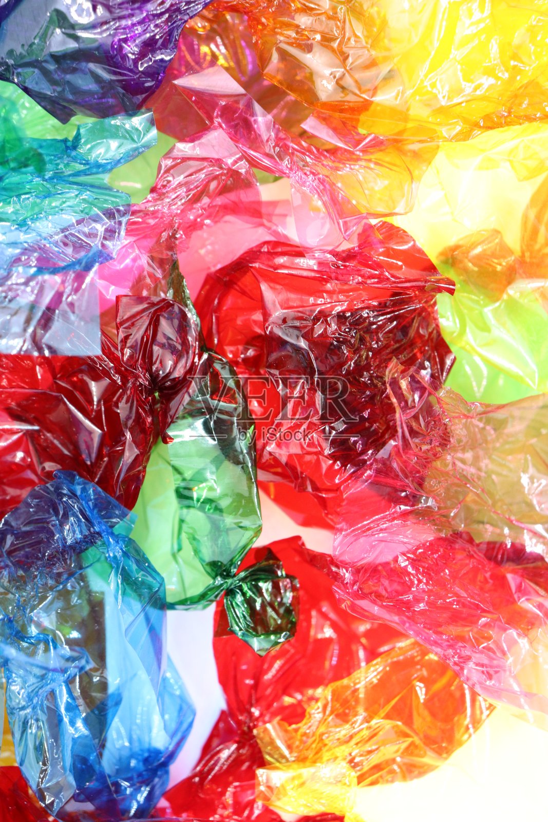 彩色的糖果包装纸照片摄影图片
