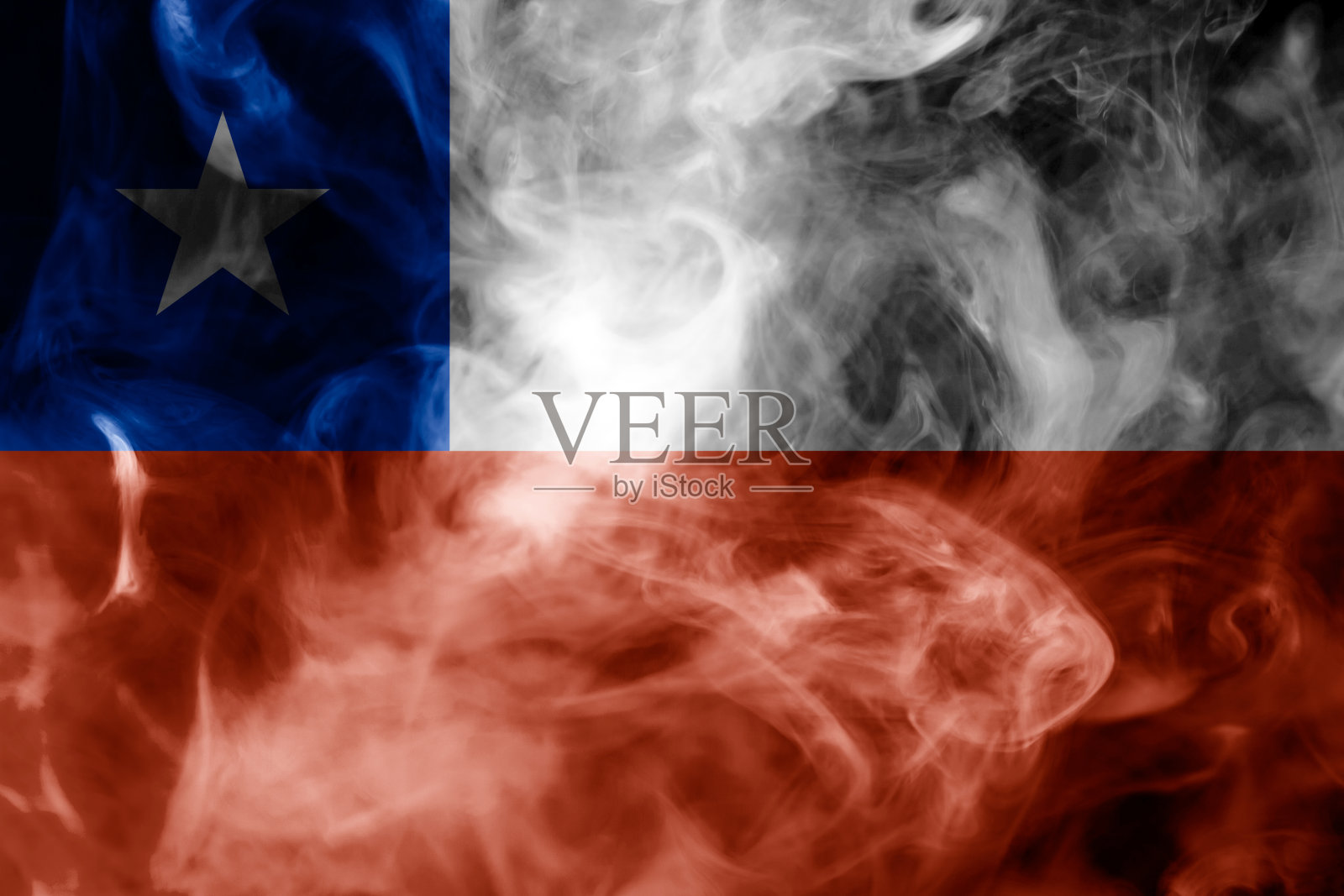 智利国旗照片摄影图片