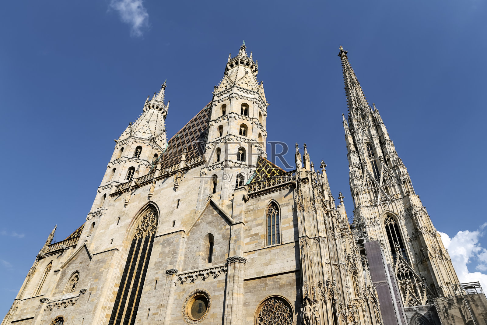奥地利维也纳的圣斯蒂芬斯大教堂照片摄影图片