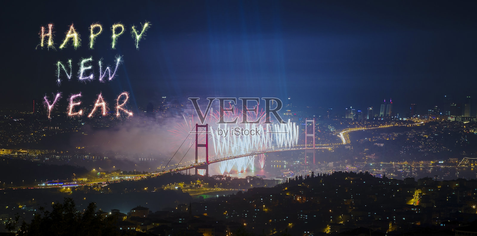 新年庆祝和城市照片摄影图片