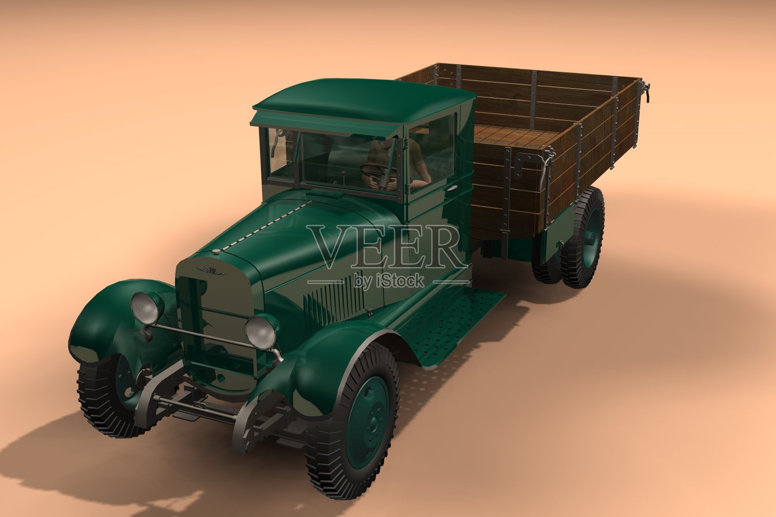 1940年卡车的3D再现照片摄影图片