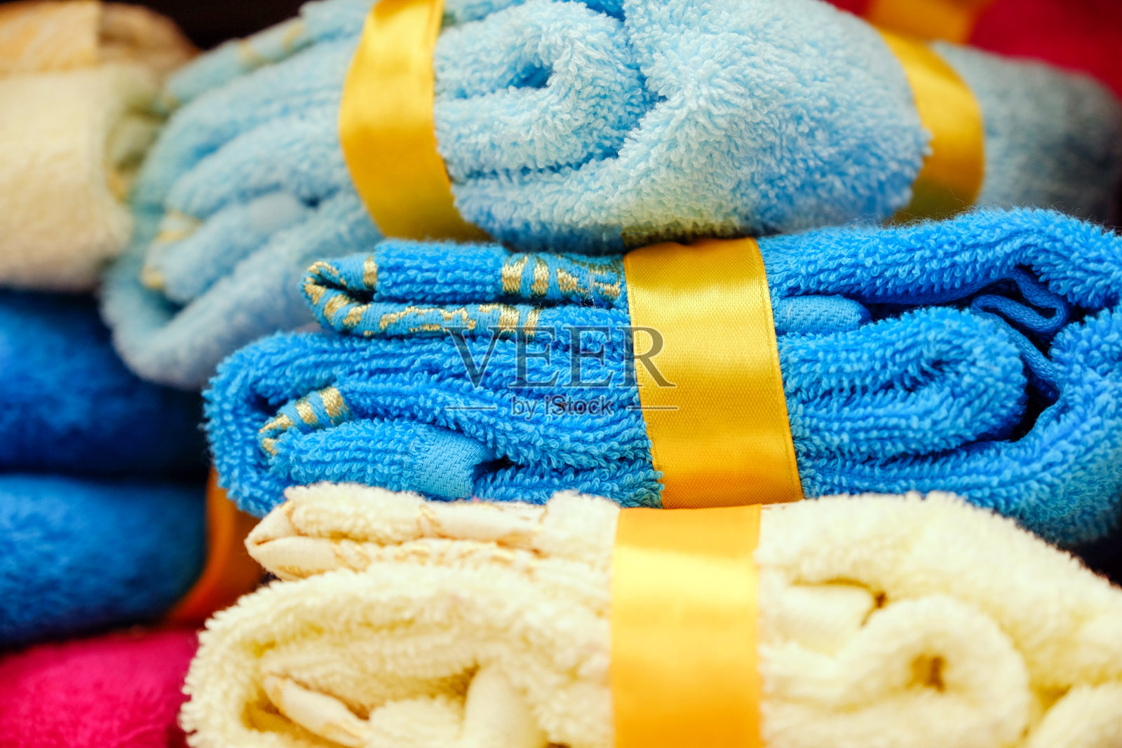 送你一对毛巾照片摄影图片