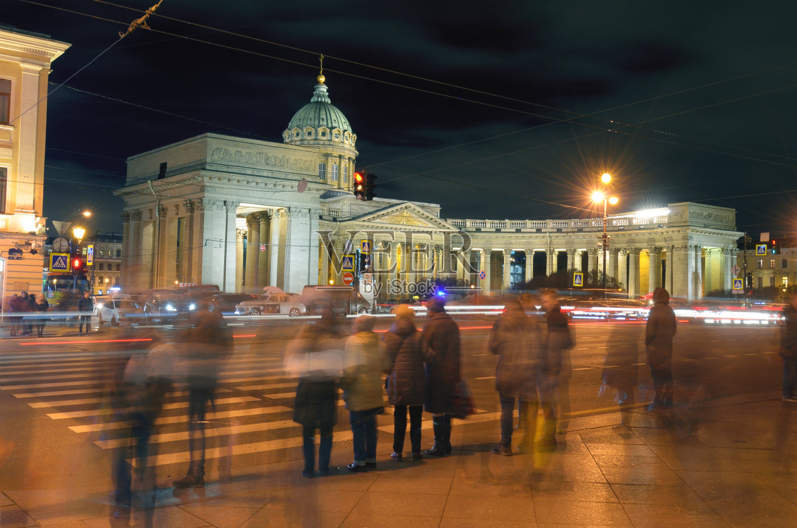 喀山大教堂是文化的丰碑。照片摄影图片