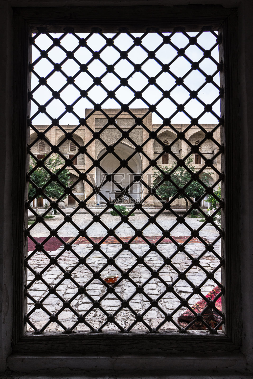 布哈拉的古老街道照片摄影图片