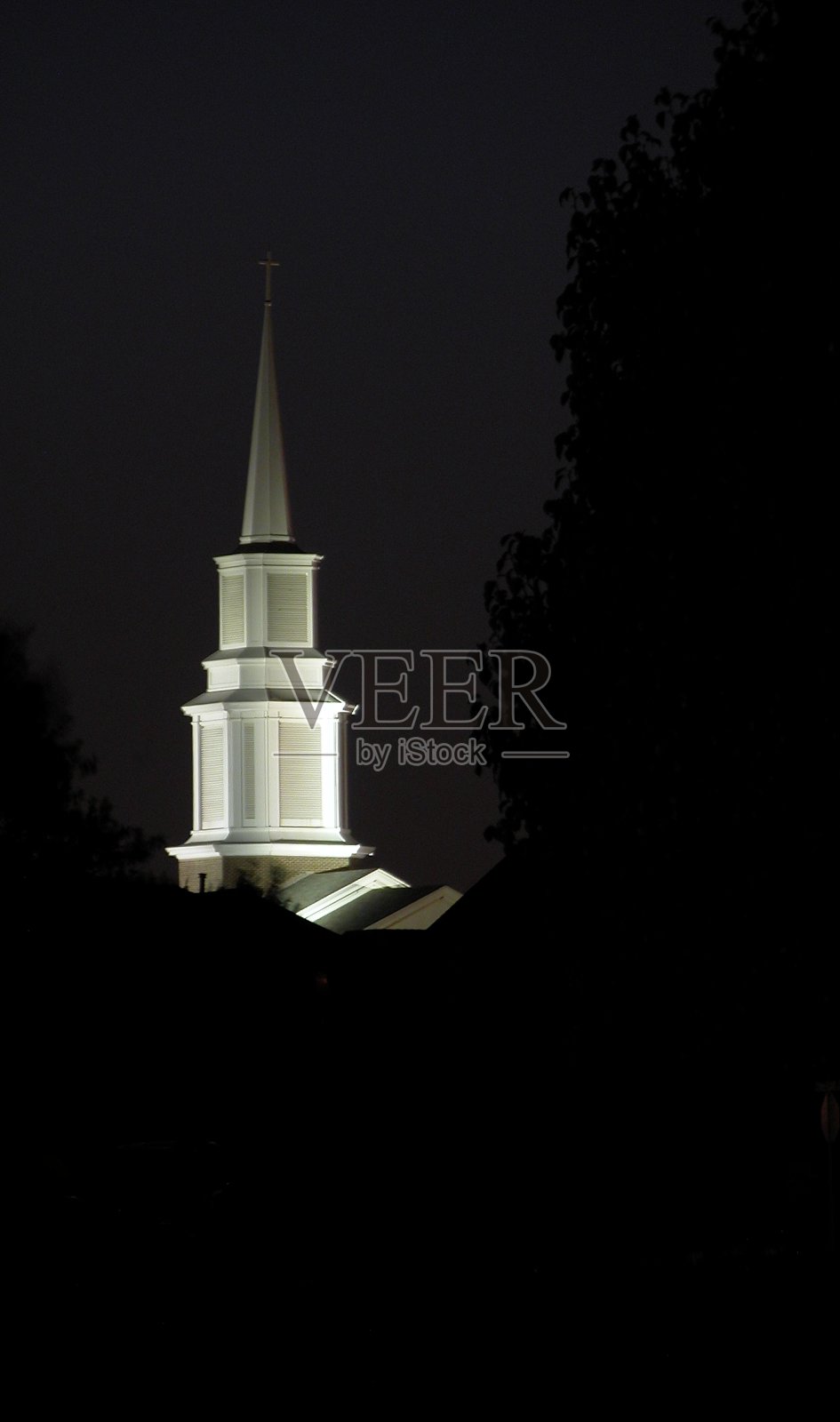 教堂的尖塔照片摄影图片