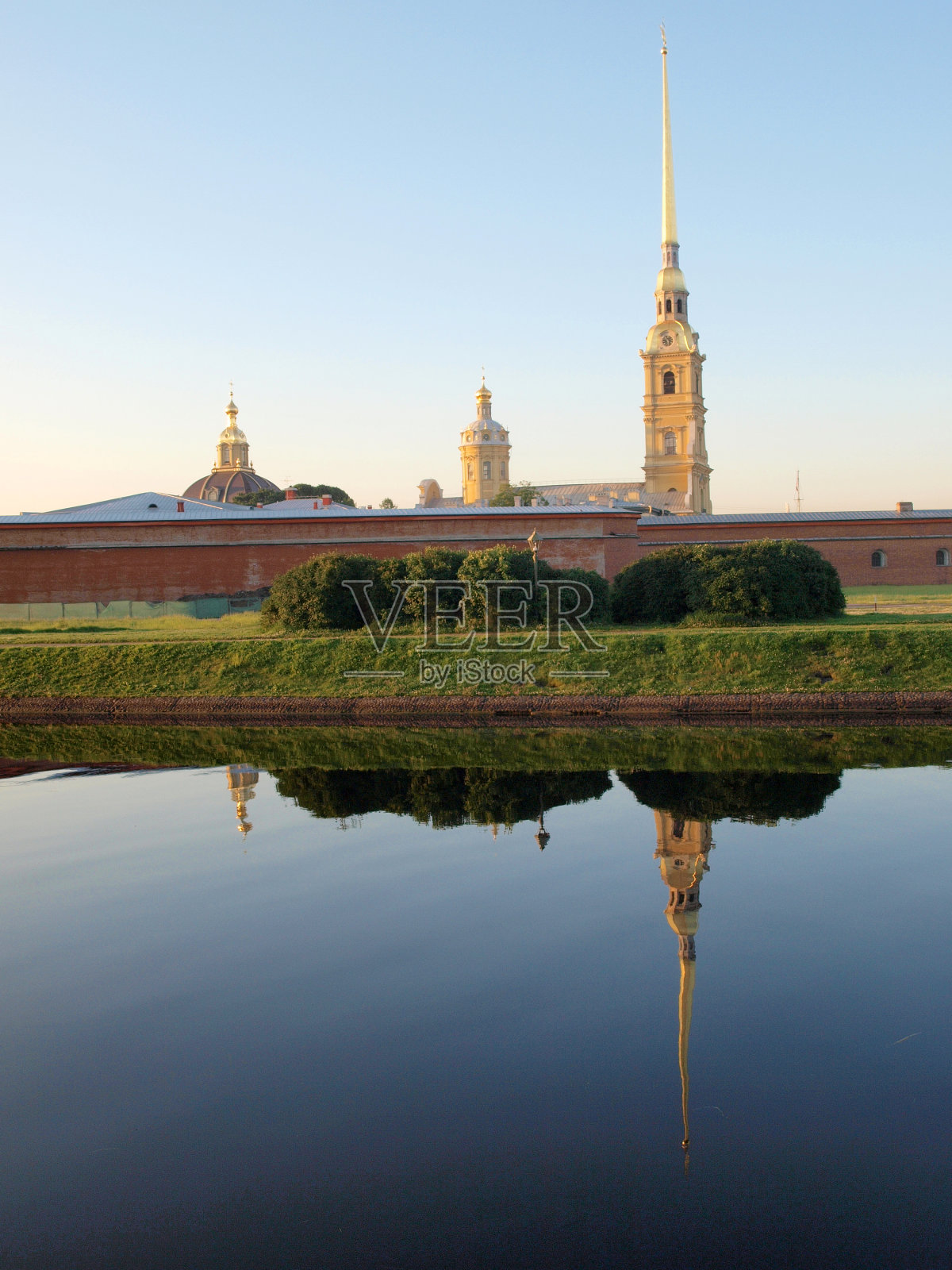 反射的堡垒照片摄影图片
