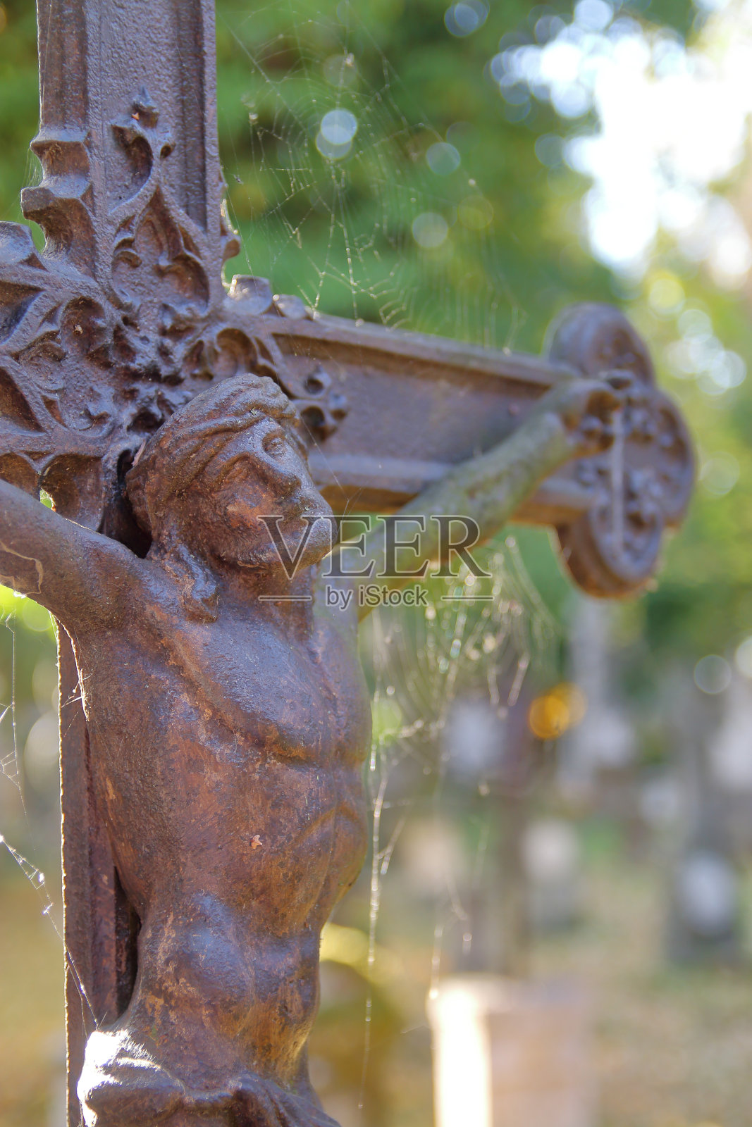 古代基督教信仰的象征。照片摄影图片