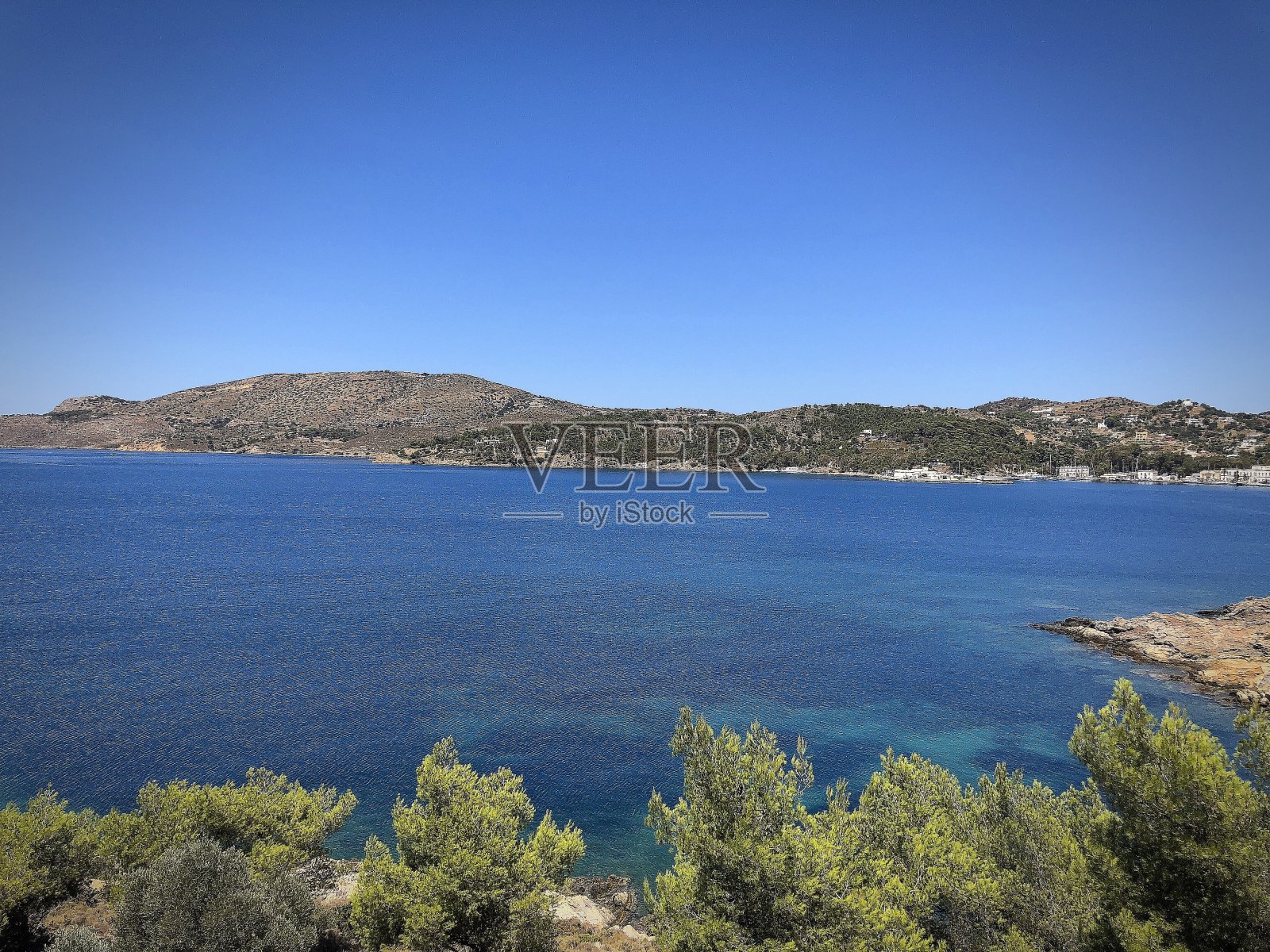 拉基湾莱罗斯希腊照片摄影图片