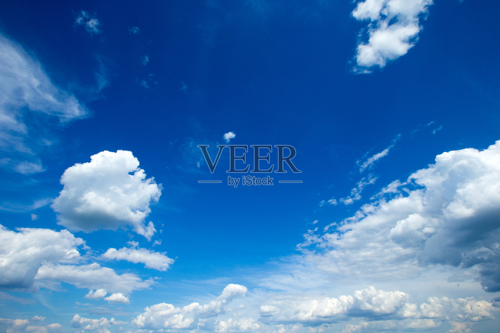 蓝天白云。照片摄影图片