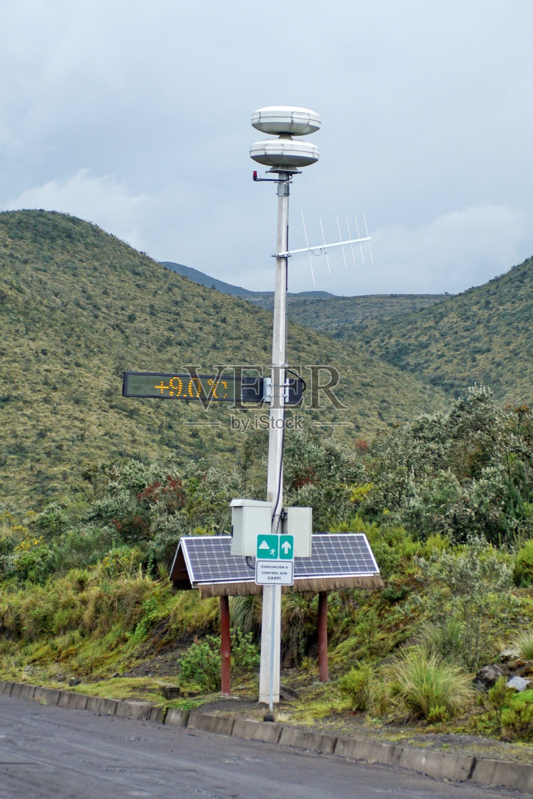 紧急预警站照片摄影图片