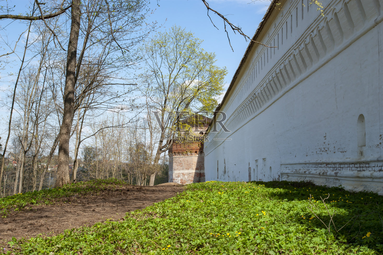 复活修道院(Voskresensky修道院，Novoiyerusalimsky修道院或新耶路撒冷修道院-是俄罗斯东正教在莫斯科地区的一个主要修道院。照片摄影图片