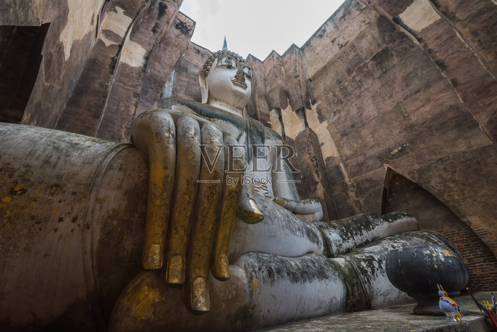 素可泰历史公园，寺在素可泰历史公园，素可泰，泰国。照片摄影图片