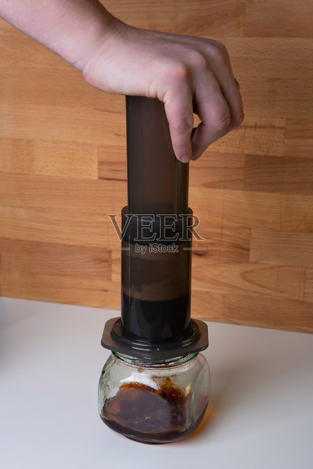 Aeropress咖啡照片摄影图片