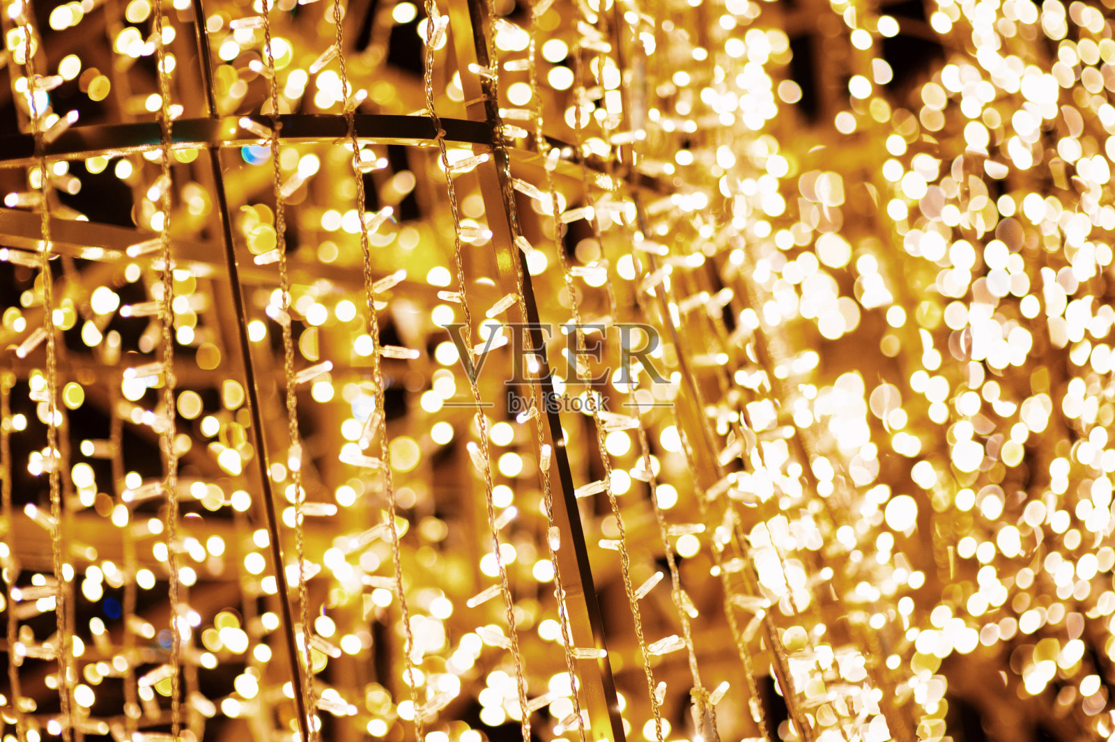 灯光和散景的全帧拍摄照片摄影图片