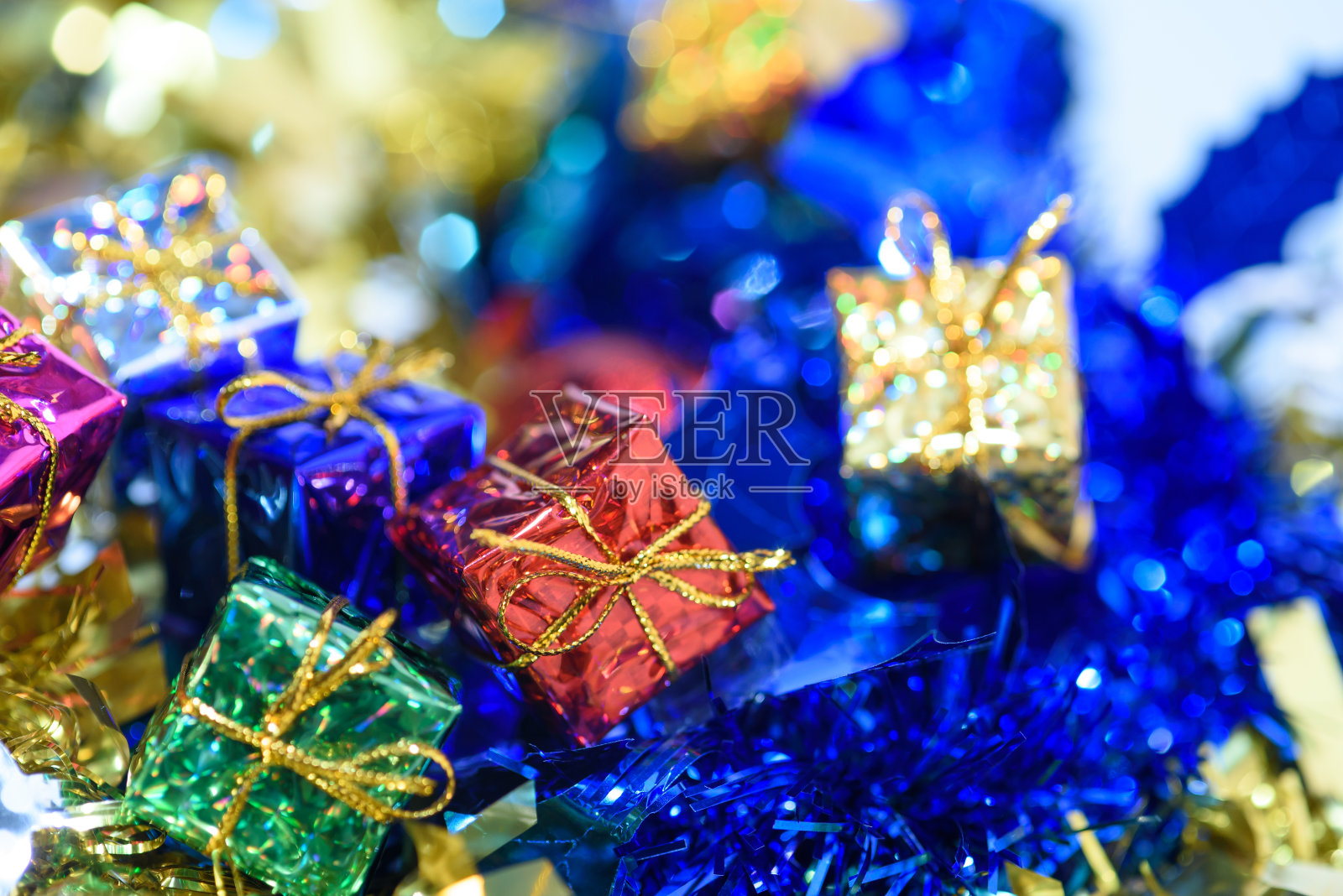 圣诞节和新年这是一个给予的节日。照片摄影图片