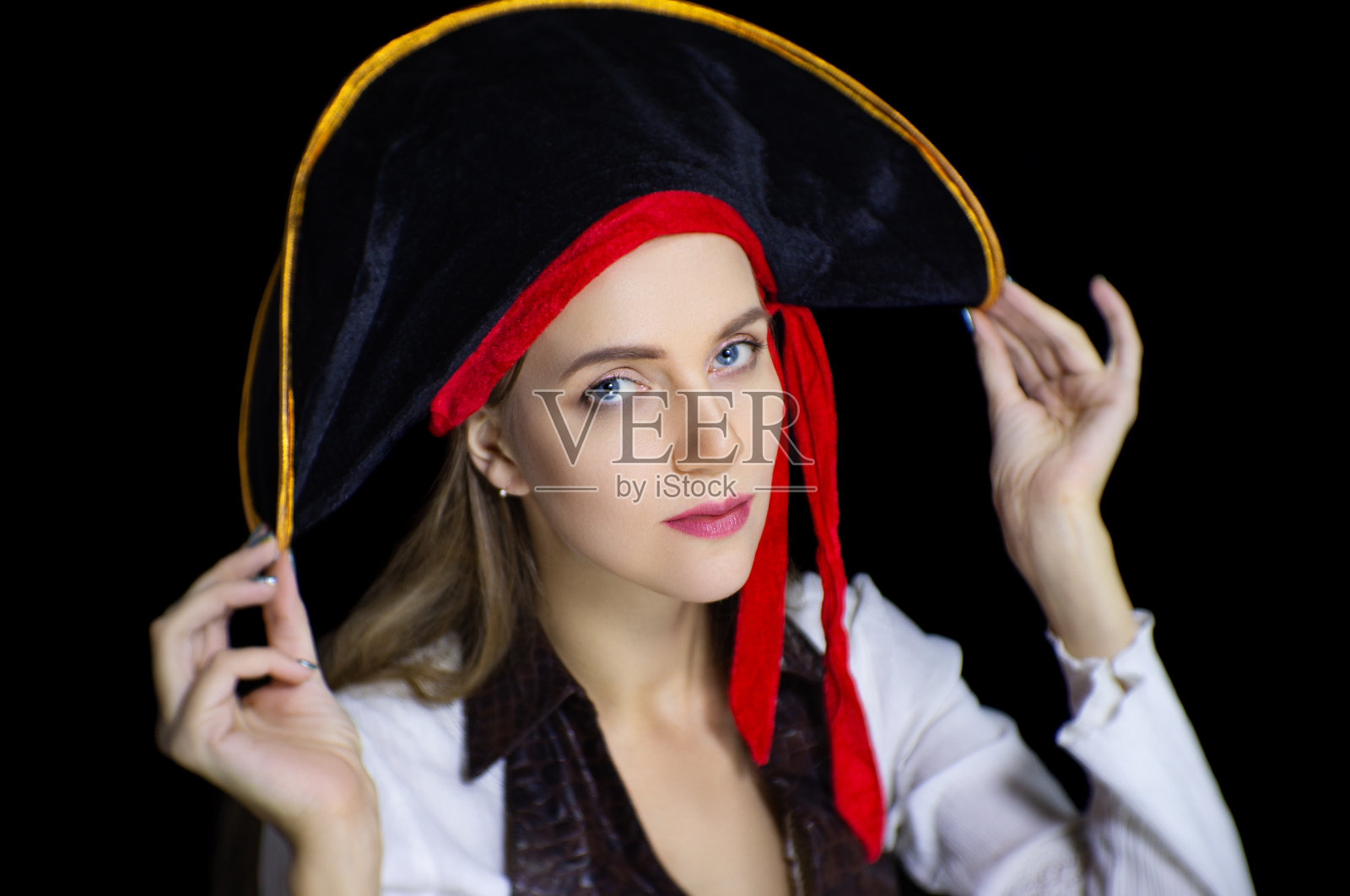 美丽的女人美丽的脸蛋照片摄影图片