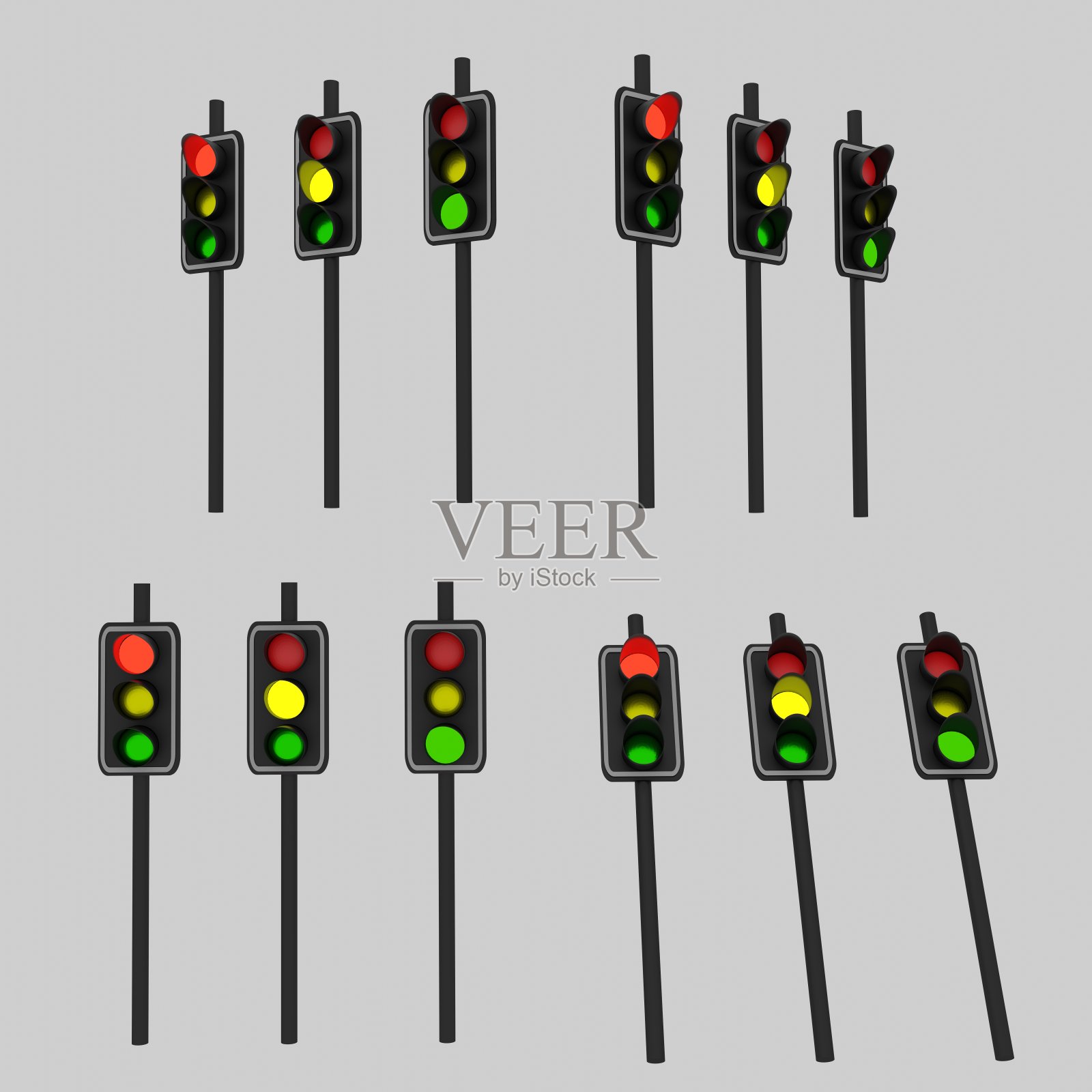 欧洲交通信号灯照片摄影图片
