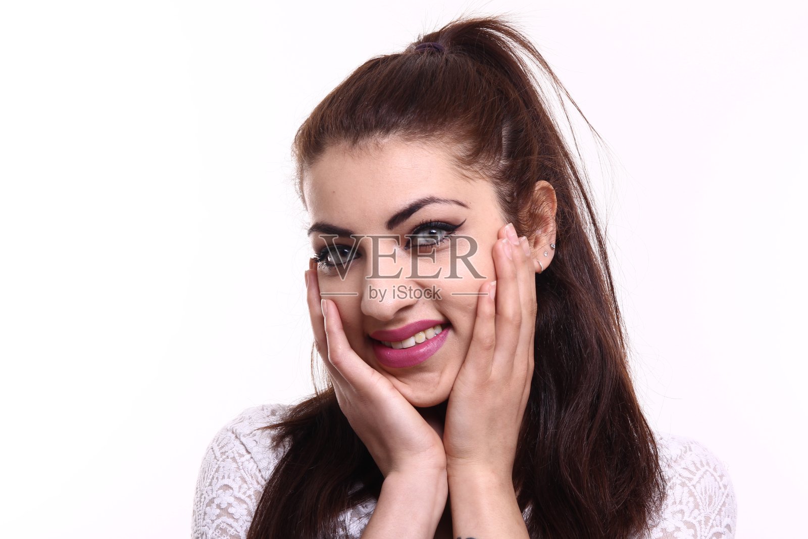 美丽的阿拉伯女人照片摄影图片