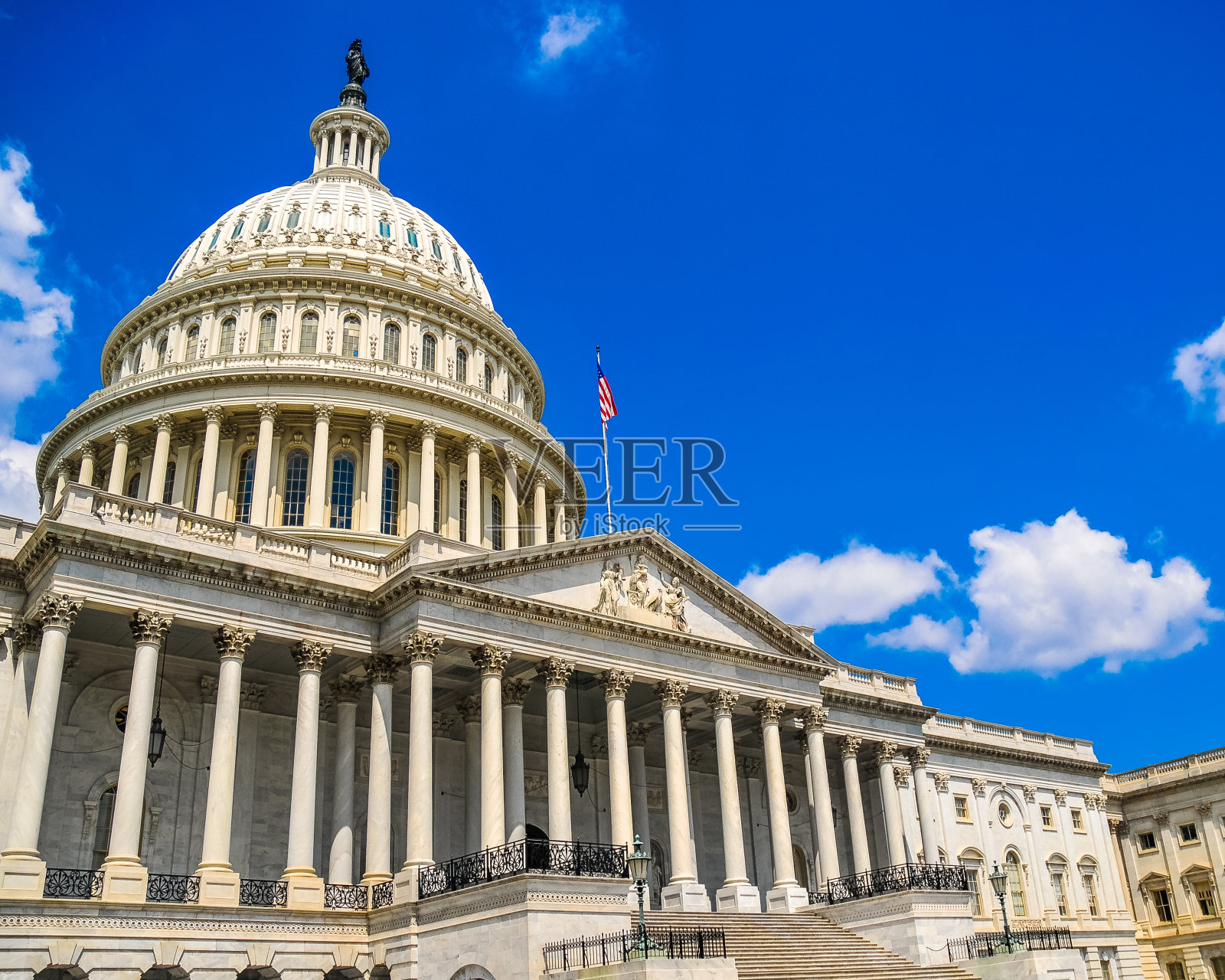 美国首都华盛顿特区的建筑照片摄影图片