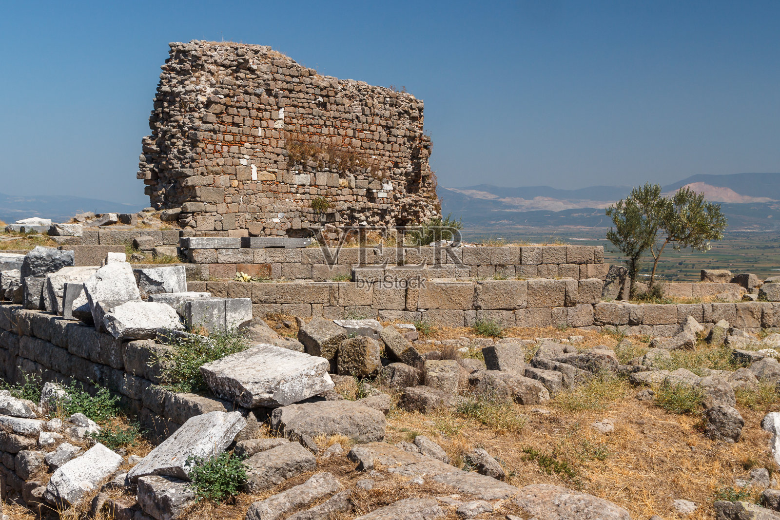 土耳其佩加蒙古城遗址照片摄影图片