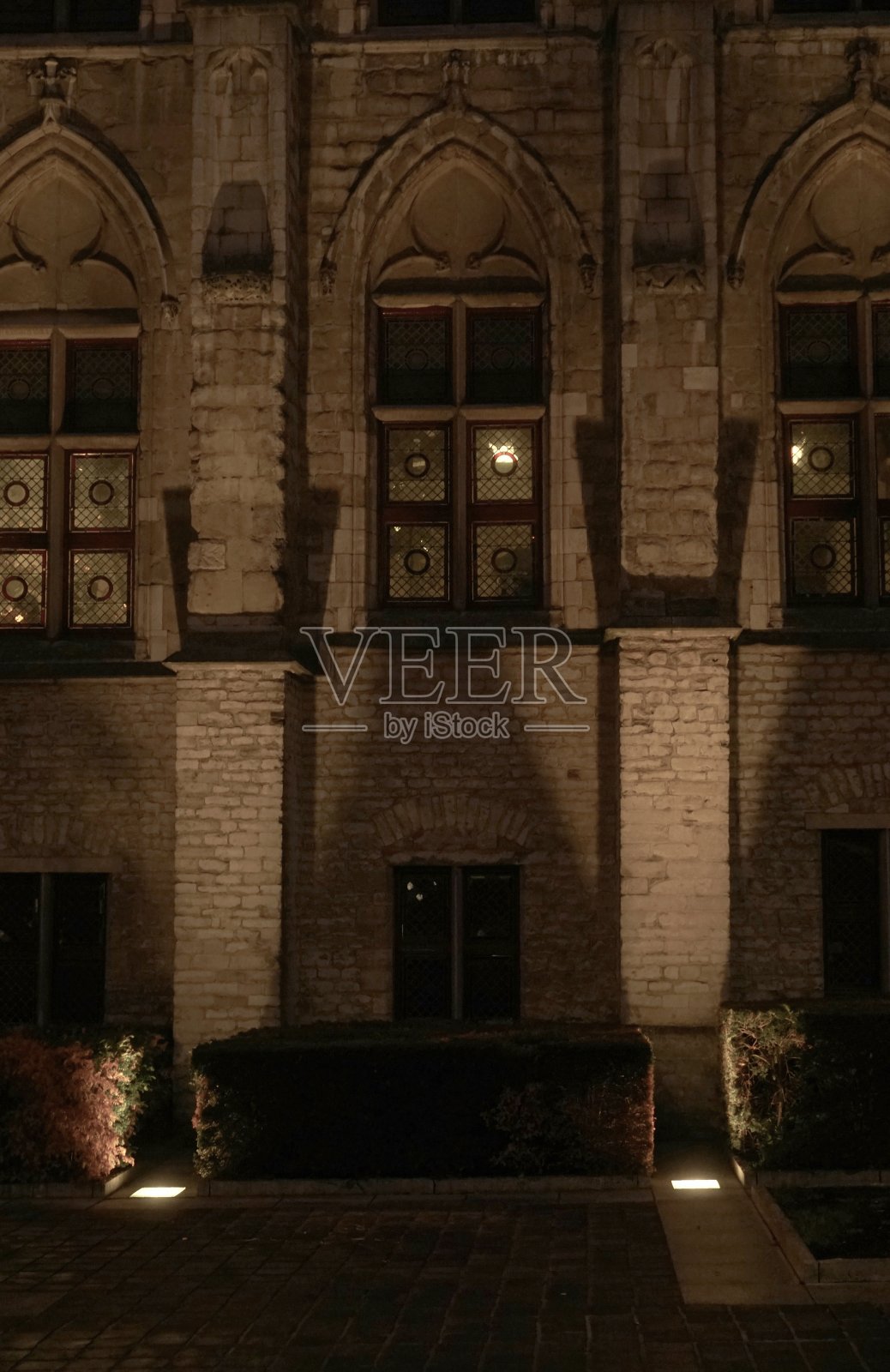 比利时根特的古老街区照片摄影图片