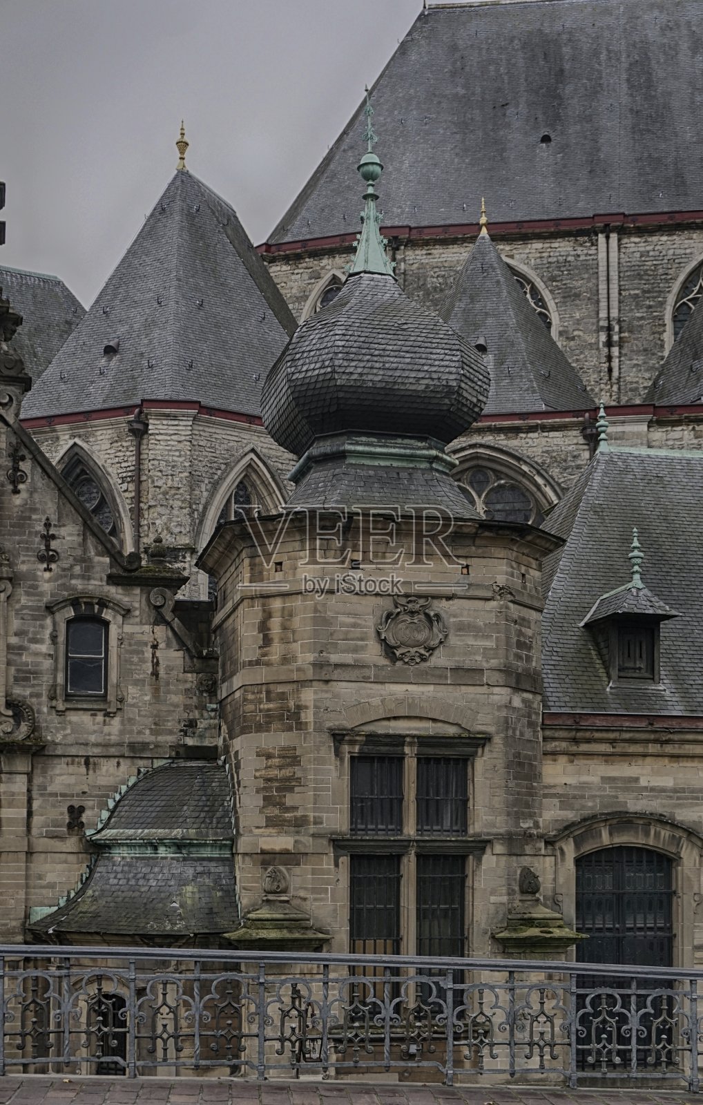 比利时根特旧城区一角照片摄影图片