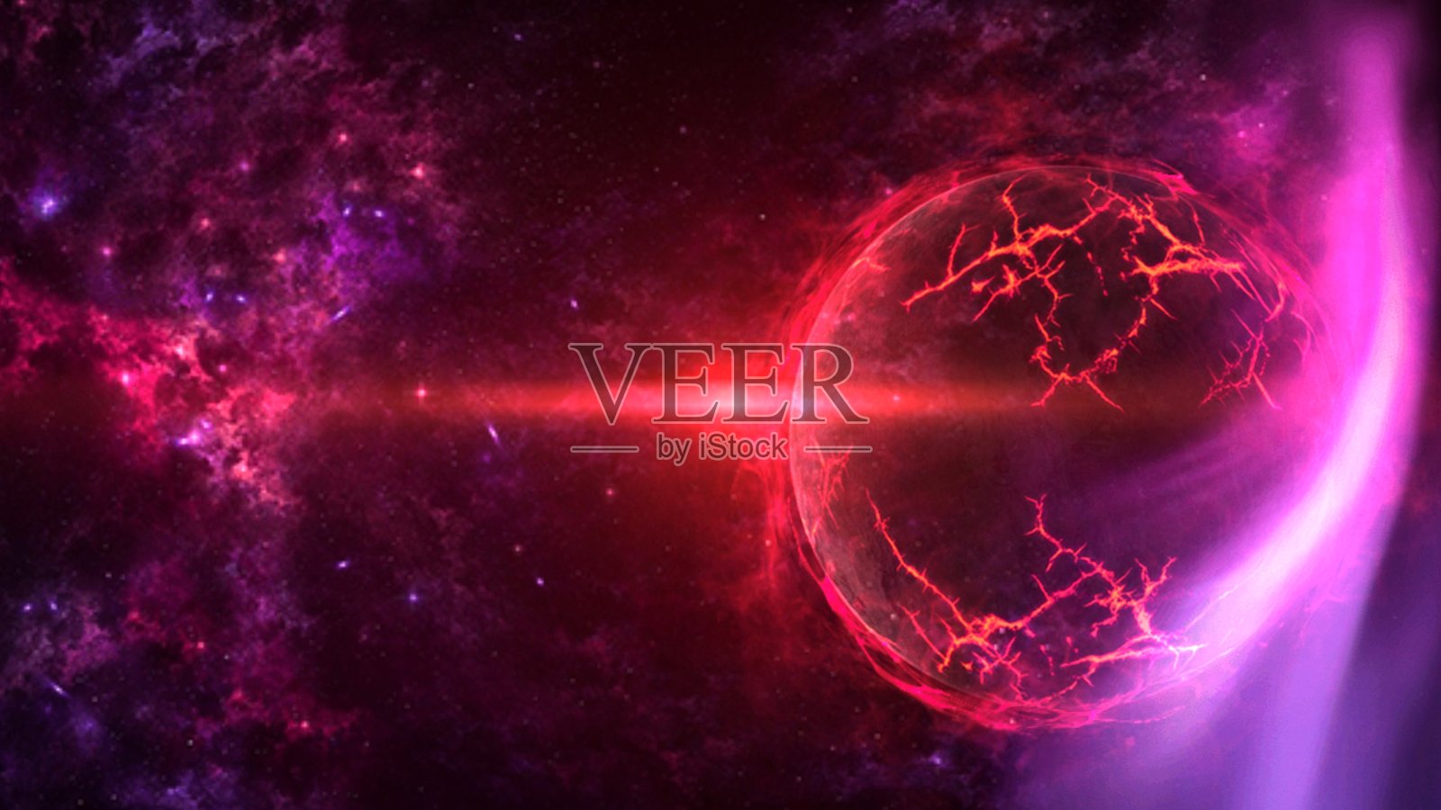 行星和星系，宇宙，物理宇宙学，科幻壁纸。照片摄影图片