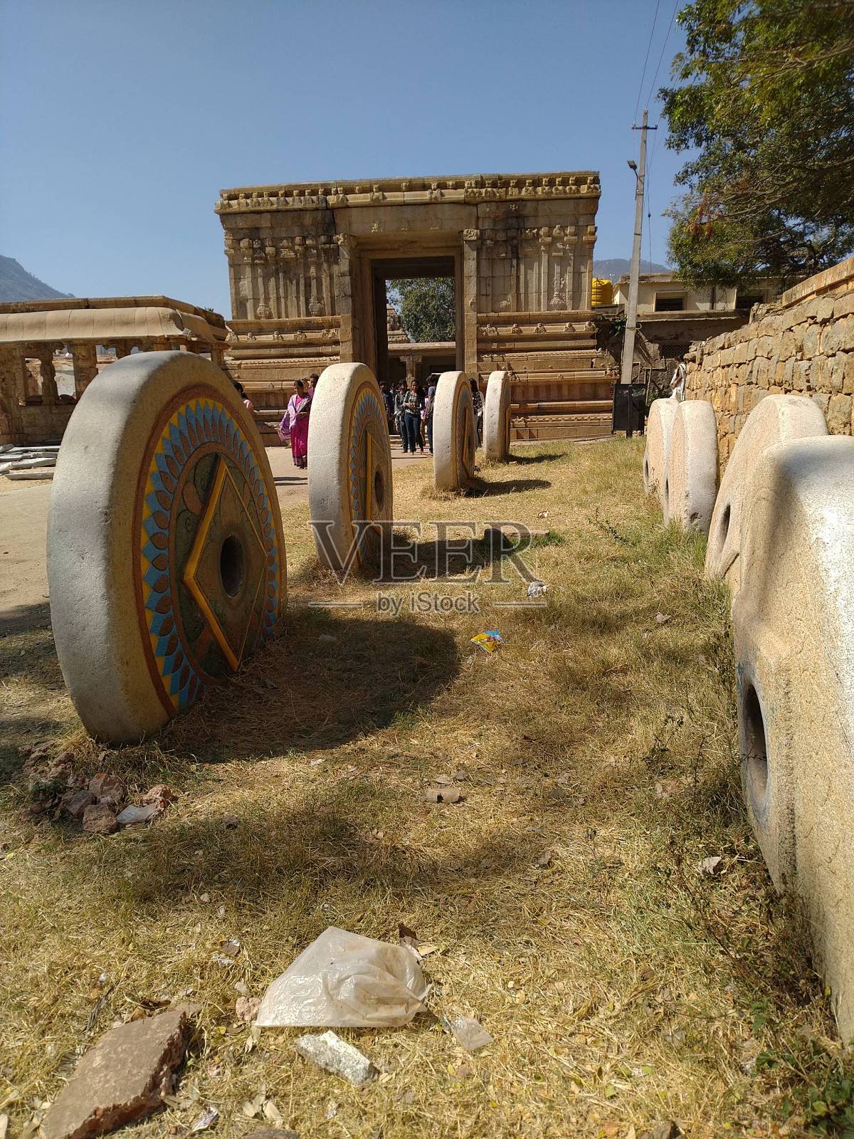 古印度考古遗址照片摄影图片