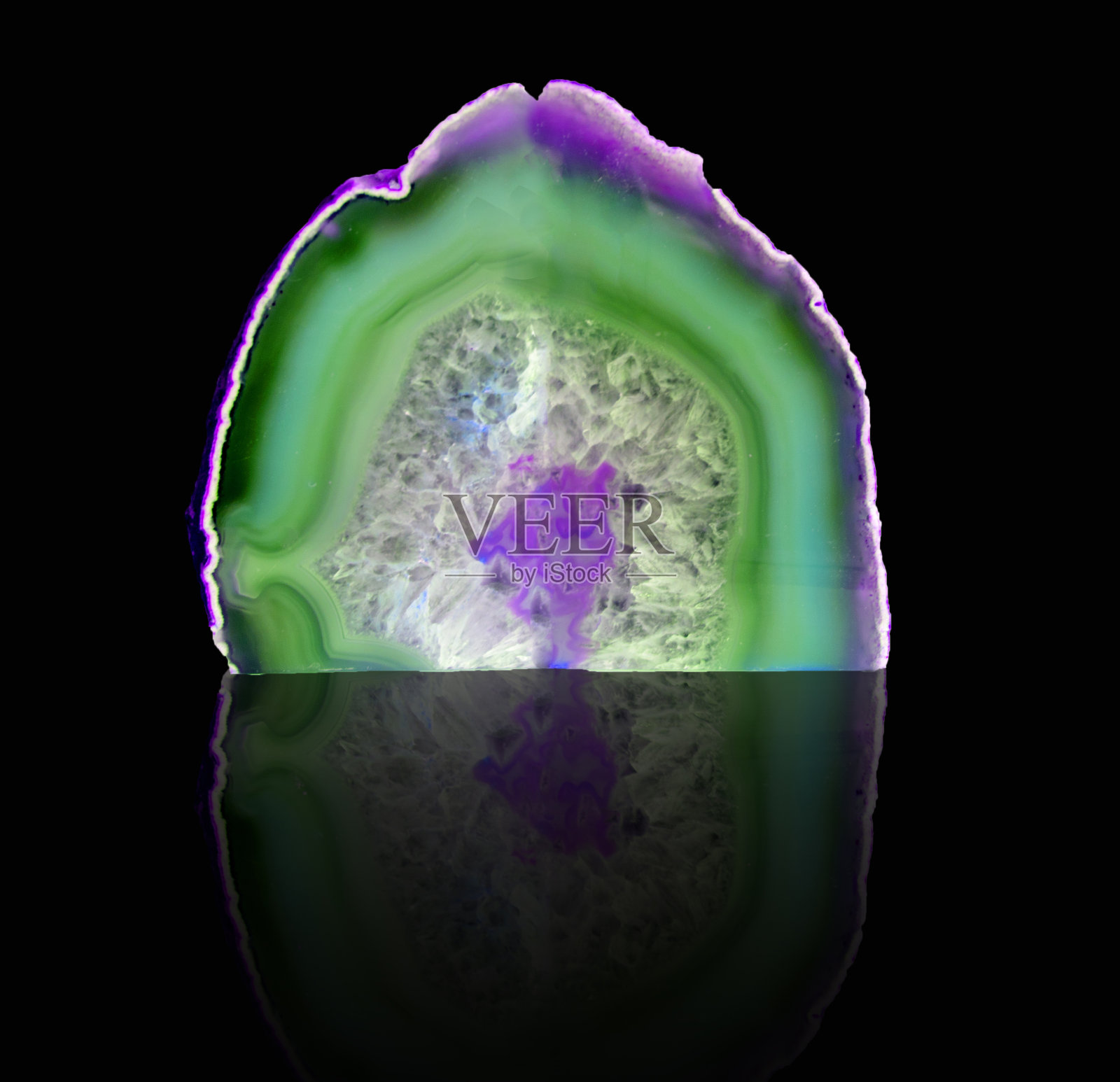 岩石薄片的特写照片摄影图片