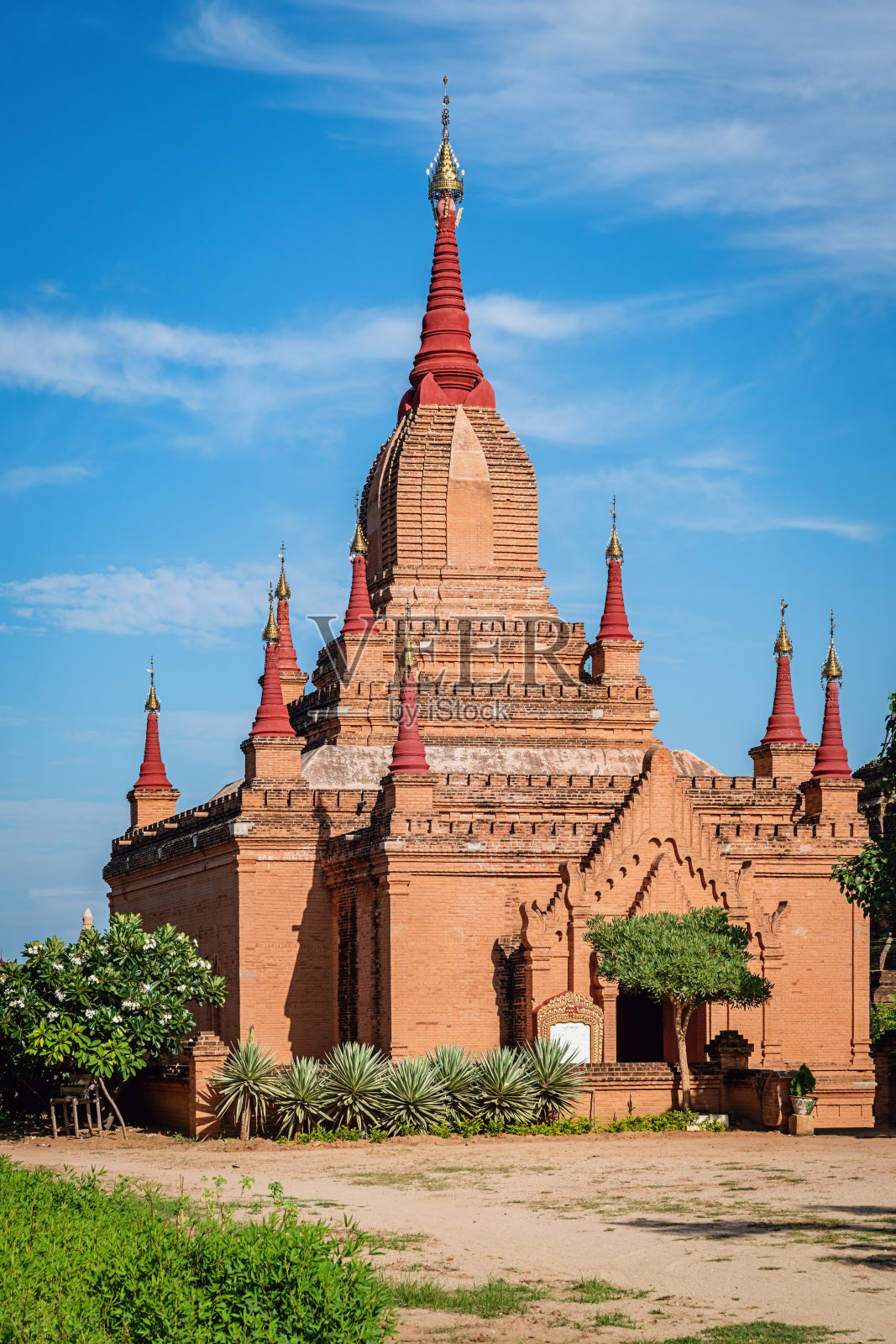 缅甸美年岗庙，缅甸照片摄影图片