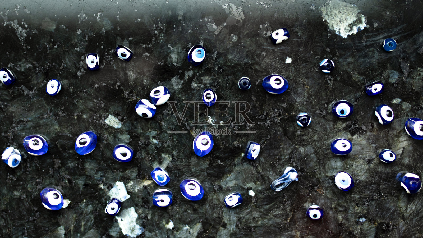 邪恶之眼护身符照片摄影图片