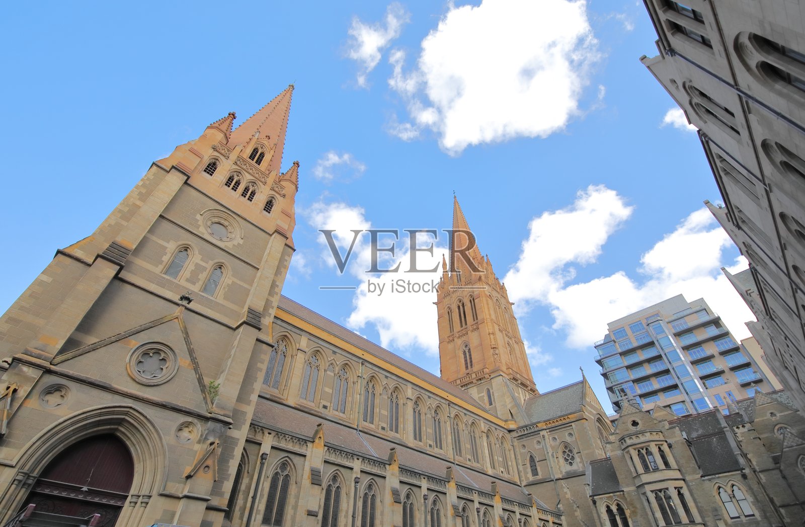 澳大利亚墨尔本圣保罗大教堂教堂照片摄影图片