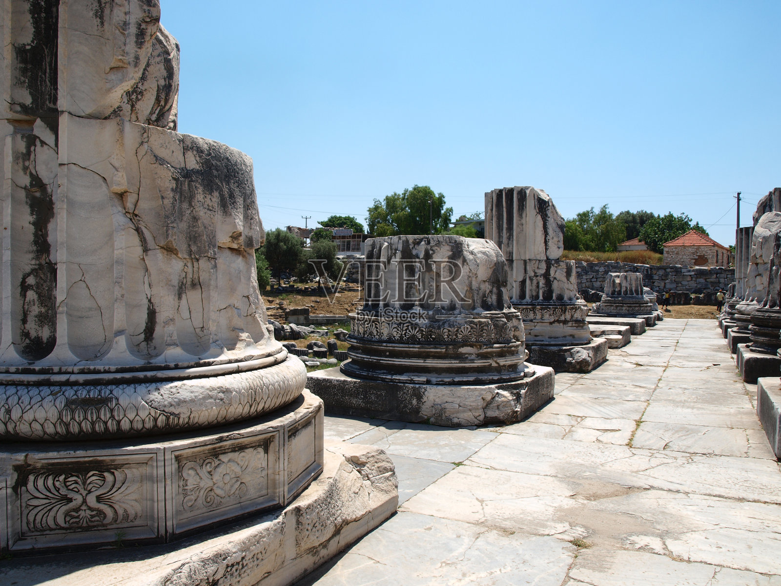 土耳其的阿波罗神庙照片摄影图片