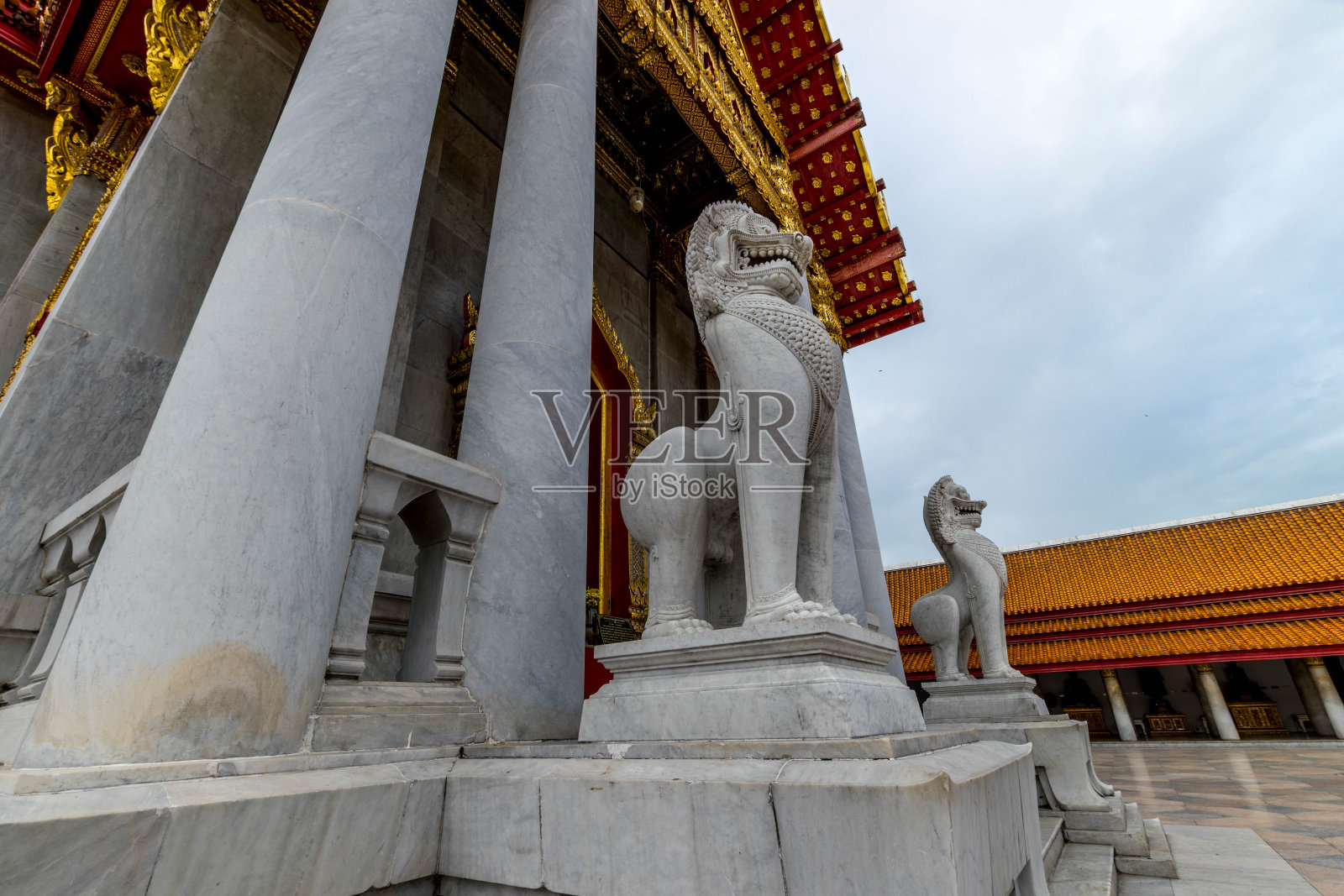 在曼谷的庙宇，美丽的泰国庙宇在泰国照片摄影图片