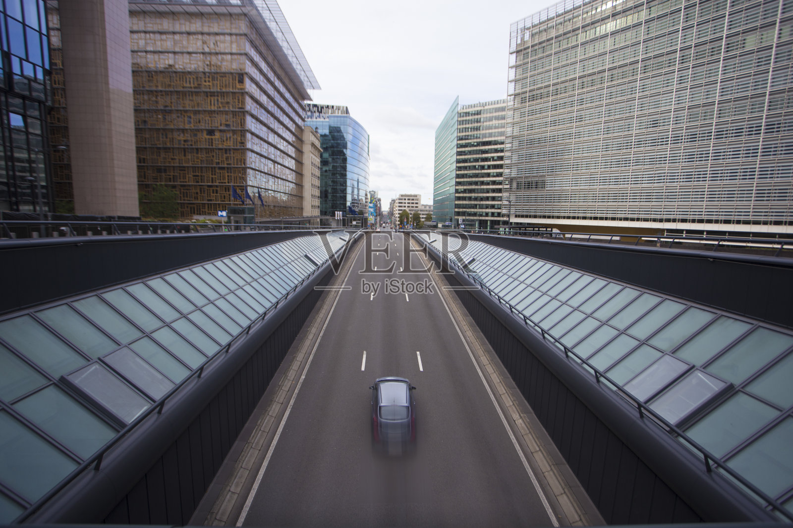 布鲁塞尔的欧洲区照片摄影图片
