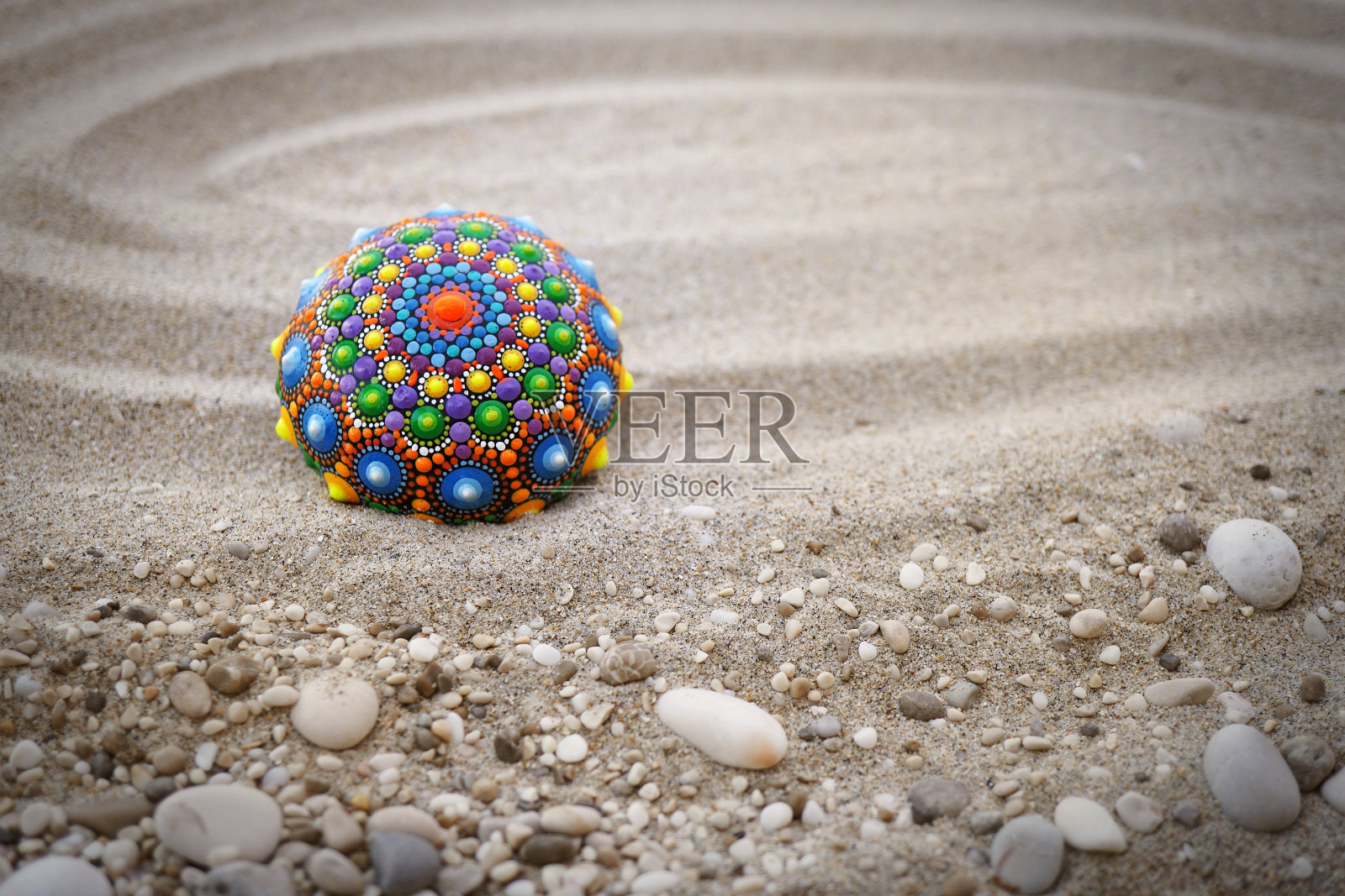 美丽的曼荼罗的岩石照片摄影图片