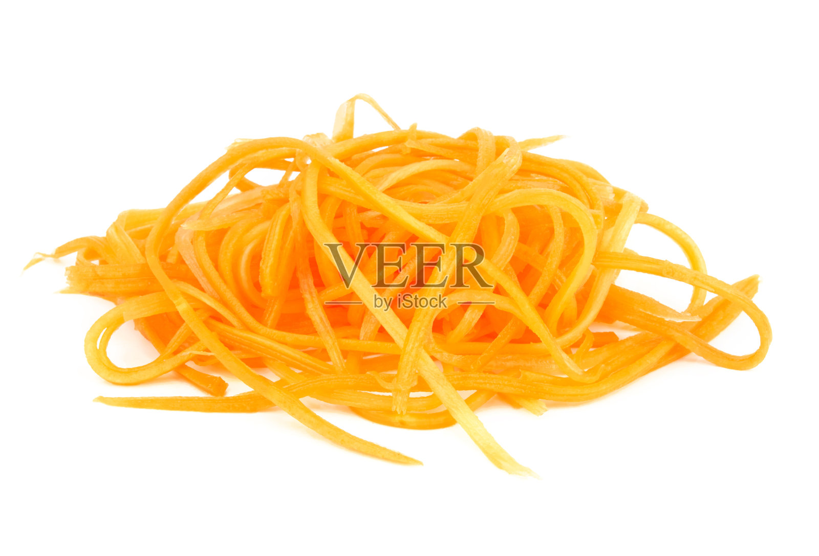 磨碎的胡萝卜孤立照片摄影图片