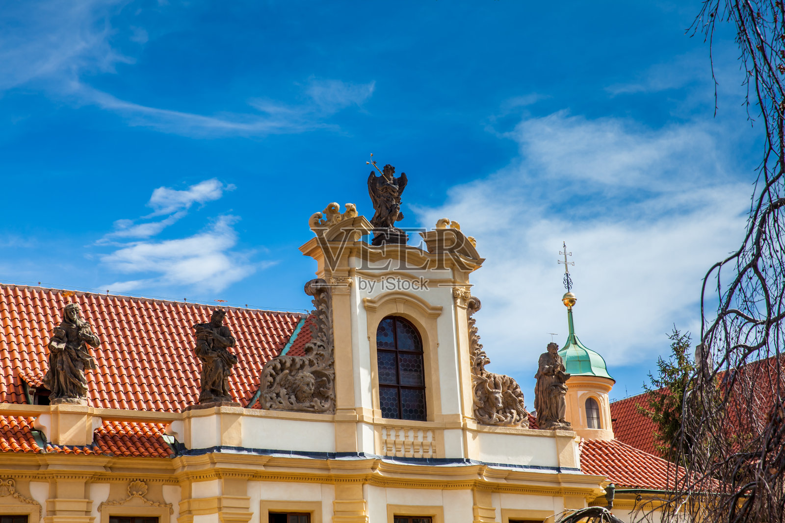 布拉格洛雷托圣母教堂照片摄影图片