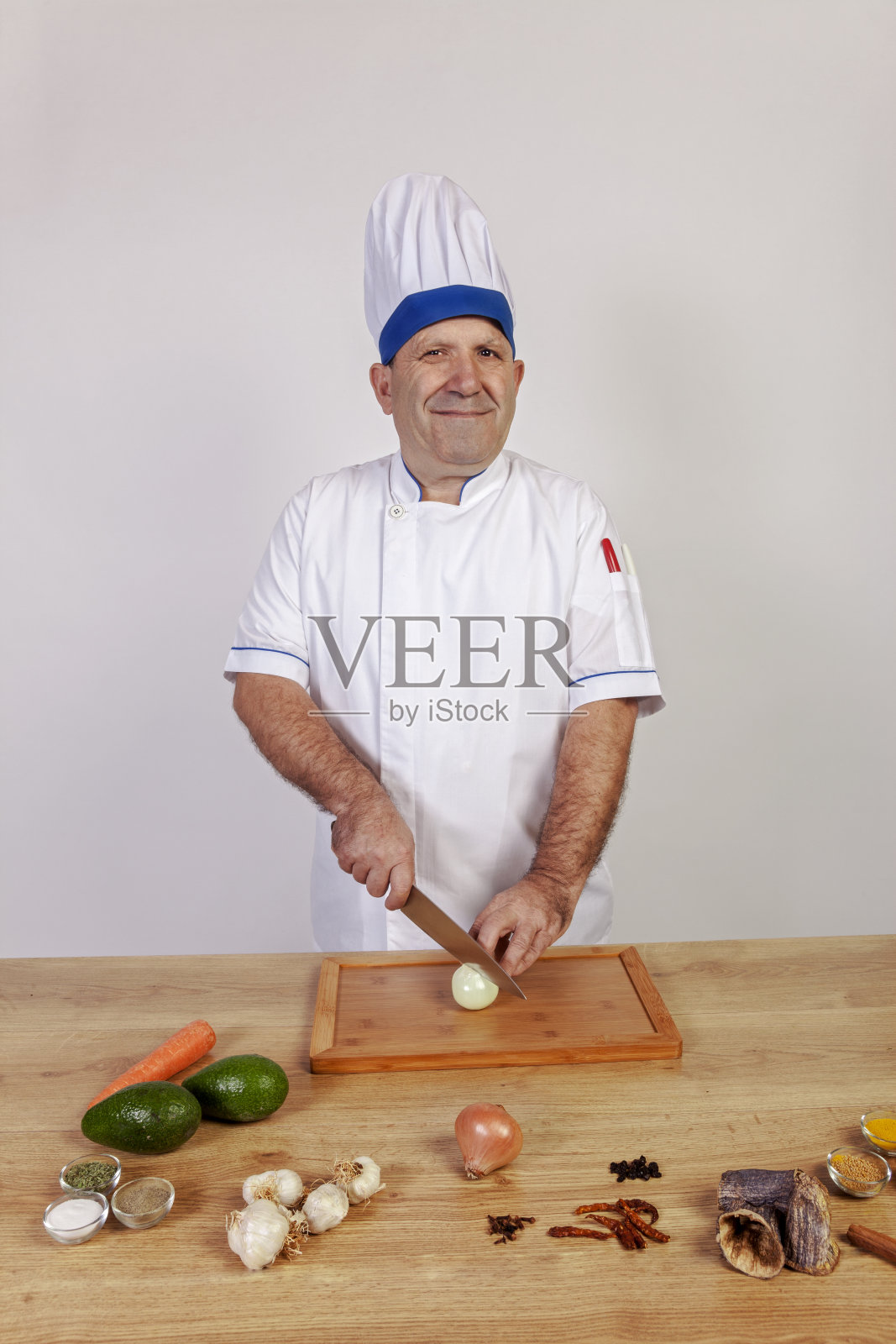 厨师切照片摄影图片