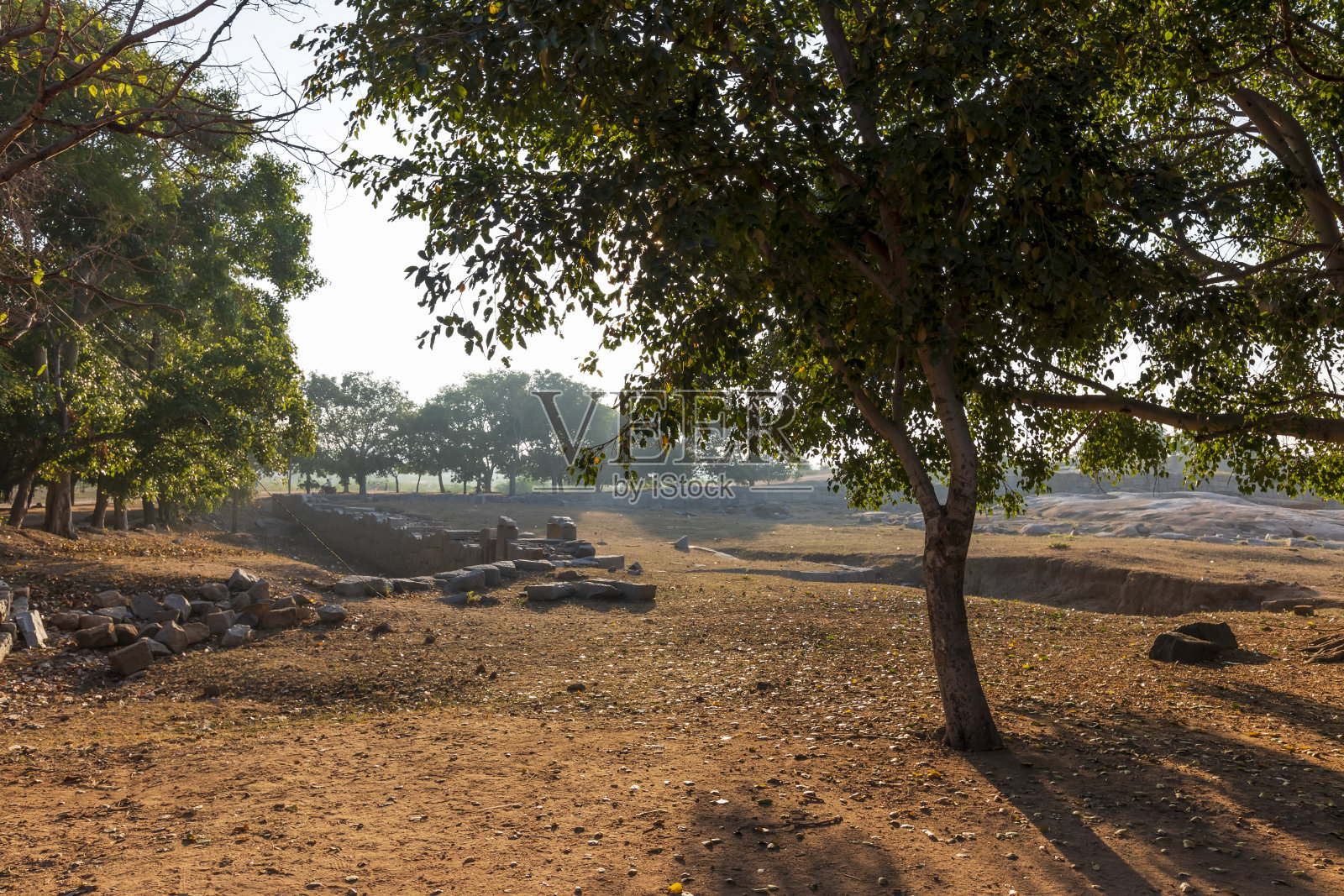 汉比的古老文明。照片摄影图片