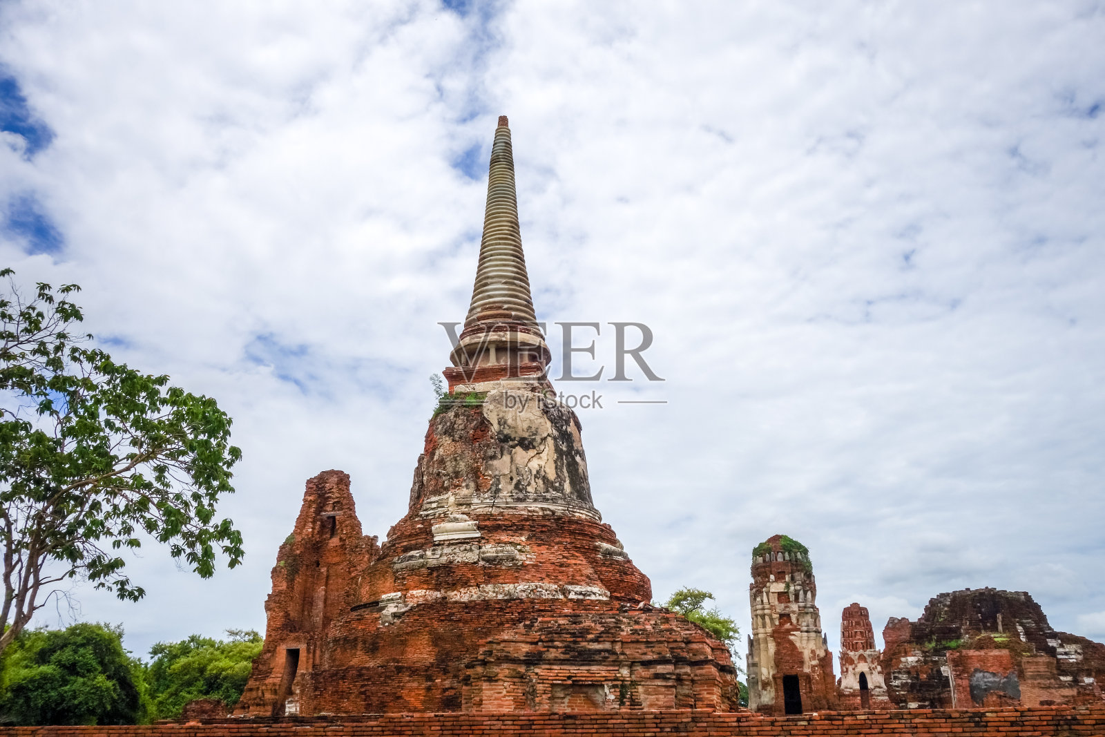 泰国大城府，玛哈寺照片摄影图片