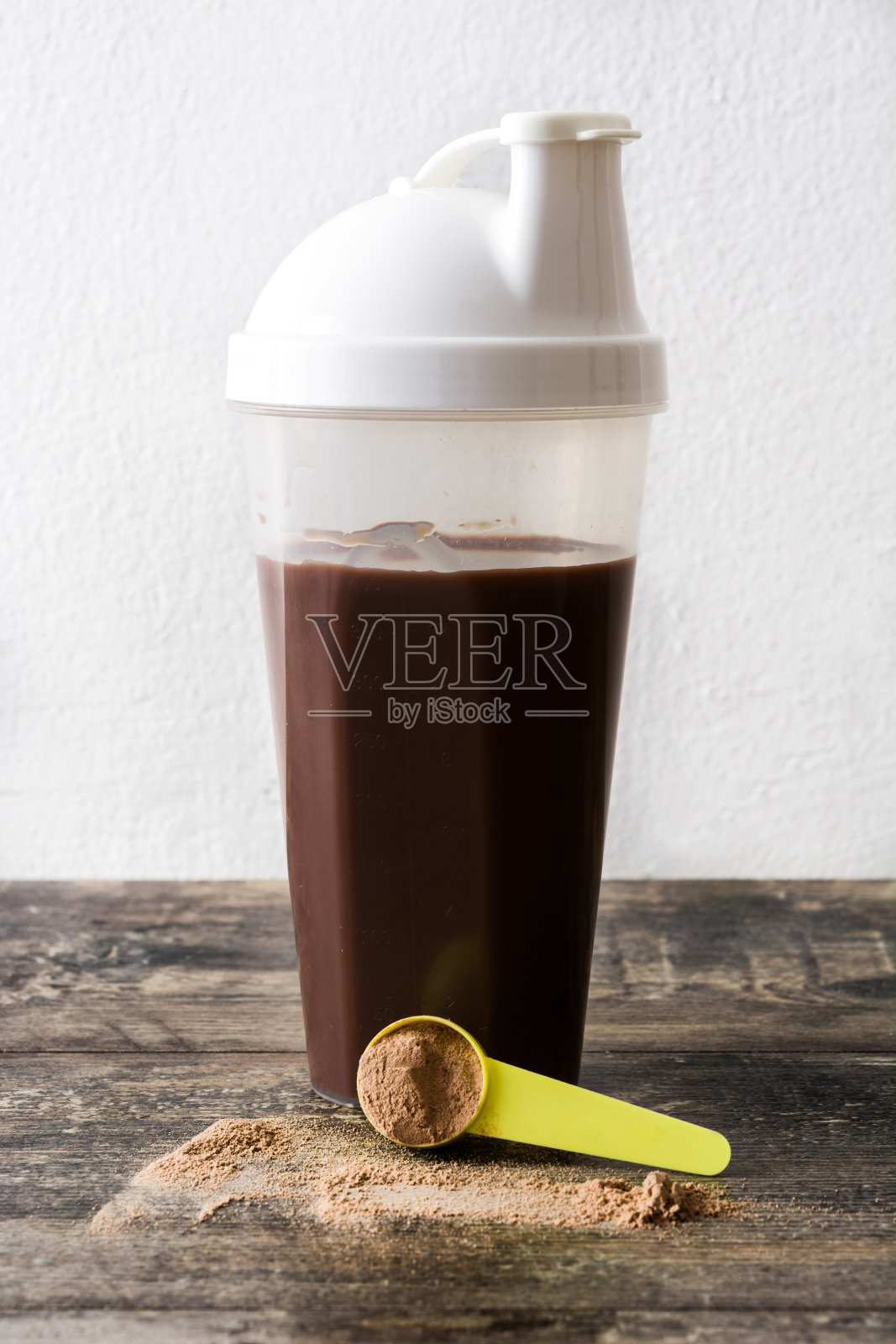 巧克力蛋白奶昔照片摄影图片
